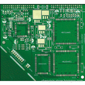 1oz PCB with FR4 Base, 1.6mm Board Thickness, 2 Layers, HAL Lead-free and ENIG Finish